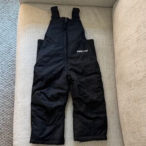 Arctix Kids Black Insulated Overalls